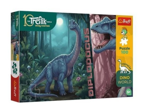 Puzzle 100 Inspired By Dino World, Trefl