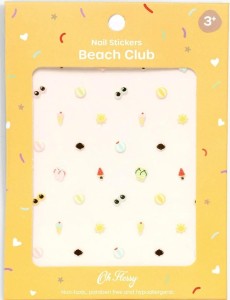 NAKLEJKI NA PAZNOKCIE DLA DZIECI BEACH CLUB