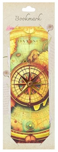 Zakładka złocona BNP502C04I Kompas, DaVinci