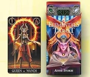 Karty Tarot Anne Stokes, Flame Tree