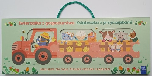 Książeczka z przyczepkami. Zwierzątka z...
