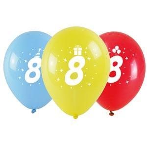 BALONY Z NADRUKIEM 8 28CM 3SZT