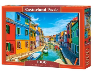 PUZZLE 1000 BURANO COLORS, ITALY CASTOR
