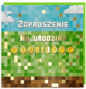 ZAPROSZENIE URODZINY 5SZT