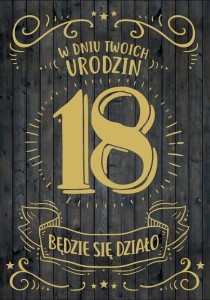 KARNET B6 PR-102 URODZINY 18