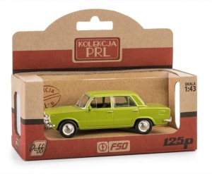 KOLEKCJA PRL FIAT 125P ZIELONY, DAFFI