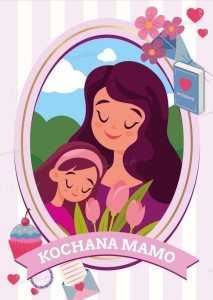 KARTKA OKOLICZNOŚCIOWA KOCHANA MAMO (5SZT)