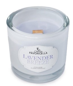 ŚWIECZKA SOJOWA LAVENDER BREEZE BIAŁA 170G