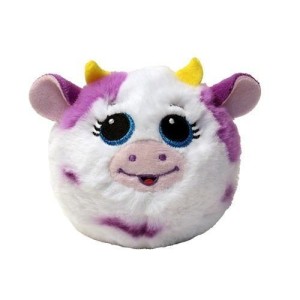 TY BEANIE BOUNCERS DAISY WHITE COW, TY