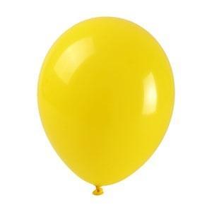 BALONY PASTELOWE ŻÓŁTE 25CM 100SZT