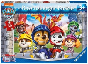 PUZZLE 35 PSI PATROL RYCERZE, RAVENSBURGER