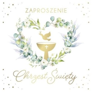 ZAPROSZENIE CHRZEST (10SZT)
