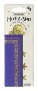 BOOKMINDERS MOON&STARS METALOWE ZAKŁADKI