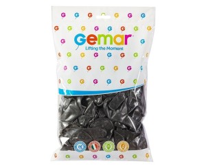 BALONY METAL CZARNE 100SZT
