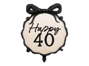 BALON FOLIOWY PASTYLKA HAPPY 40 47,5X45CM