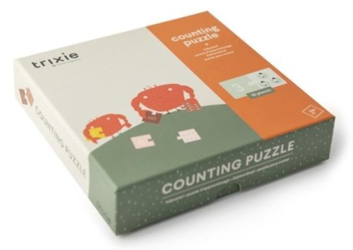 Puzzle do nauki liczenia Zwierzątka, Trixie Baby