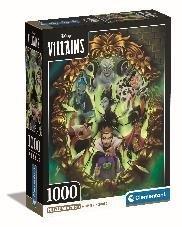 PUZZLE 1000 COMPACT DISNEY VILLAINS, CLEMENTONI