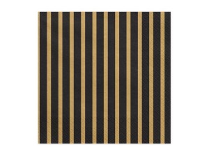 SERWETKI PASKI ZŁOTE 33X33 CM 20SZT