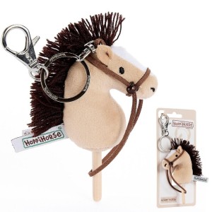 BRELOK HOBBY HORSE BEŻOWY 12CM, SNIBBS