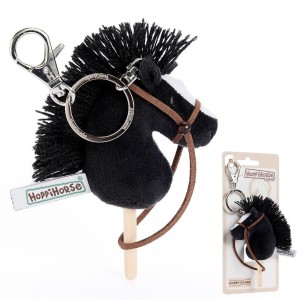 BRELOK HOBBY HORSE CZARNY 12CM, SNIBBS