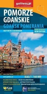 MAPA Z PRZEWODNIKIEM -POMORZE GDAŃSKIE W.ANGIELSKA