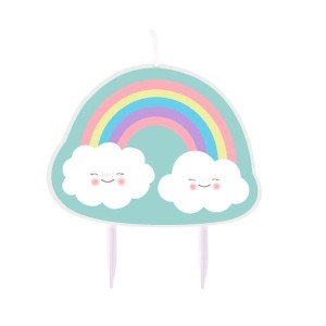 ŚWIECZKA URODZINOWA RAINBOW&CLOUD