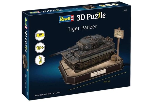 Puzzle 3D Tiger I - German Tank, Revell