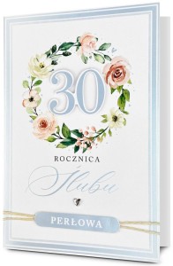 KARNET ROCZNICA ŚLUBU 30