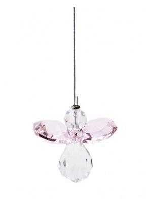 Zawieszka Crystal angel - Rose Quartz, MFP