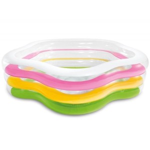 BASEN KOLOROWY PIĘCIOKĄT 185X180CM