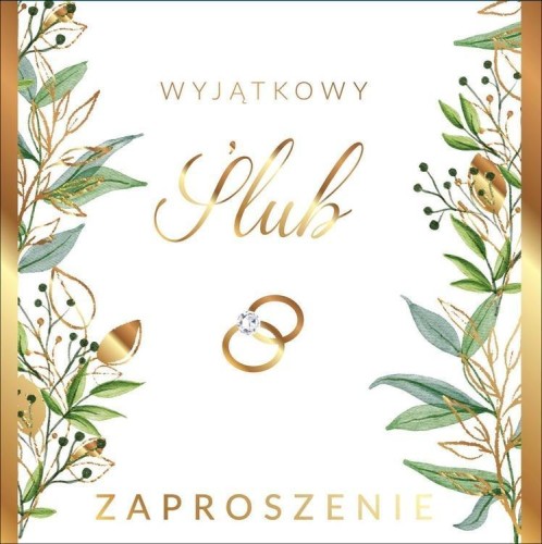 Zaproszenie Ślub
