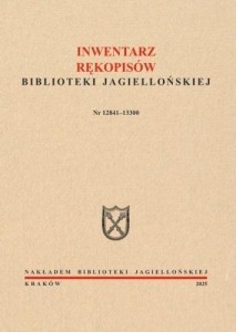 INWENTARZ RĘKOPISÓW BJ. NR 12841-13300