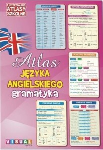 ILUSTROWANY ATLAS SZKOLNY. ATLAS J.ANG. GRAMATYKA