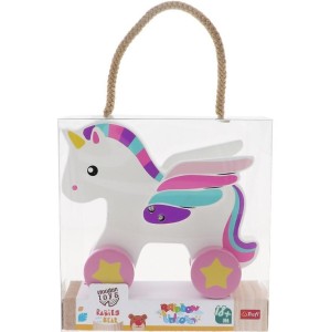 ZABAWKA DREWNIANA - RAINBOW UNICORN TREFL, TREFL