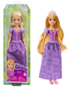 DISNEY PRINCESS LALKA ROSZPUNKA HLW03, MATTEL