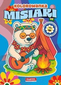KOLOROWANKA Z NAKLEJKAMI MISIAKI, PRACA ZBIOROWA