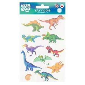 TATUAŻE DINOZAURY, STICKER BOO