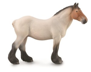 DINOZAUR DUTCH DRAFT MARE ROAN, COLLECTA