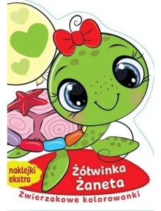 ZWIERZAKOWE KOLOROWANKI. ŻÓŁWINKA ŻANETA