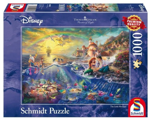 Puzzle PQ 1000 Mała Syrenka (Disney) G3, Schmidt
