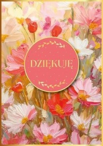 KARNET DZIEKUJĘ