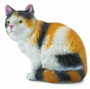 KOT DOMOWY SIEDZĄCY - TRZYKOLOROWY, COLLECTA