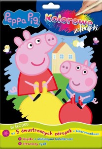 ŚWINKA PEPPA KOLOROWE ZDRAPKI CZ.1, PRACA ZBIOROWA