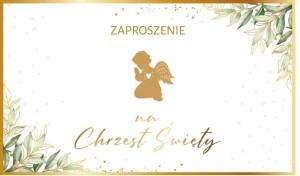 ZAPROSZENIE CHRZEST (10SZT)