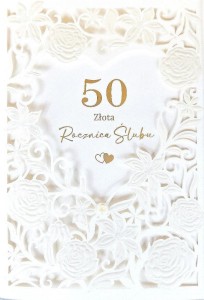 KARNET ROCZNICA ŚLUBU 50