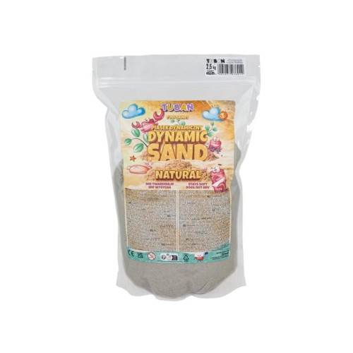 Piasek dynamiczny naturalny Doypack 2,5kg, Tuban