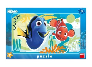 PUZZLE RAMKOWE GDZIE JEST NEMO 15EL, DINO TOYS