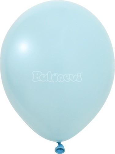Balony lateksowe Macaron niebieskie 25cm 100szt