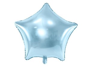 BALON FOLIOWY GWIAZDKA 48CM BŁĘKITNA