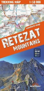 TREKKING MAP RETEZAT MOUNTAINS 1:50 000